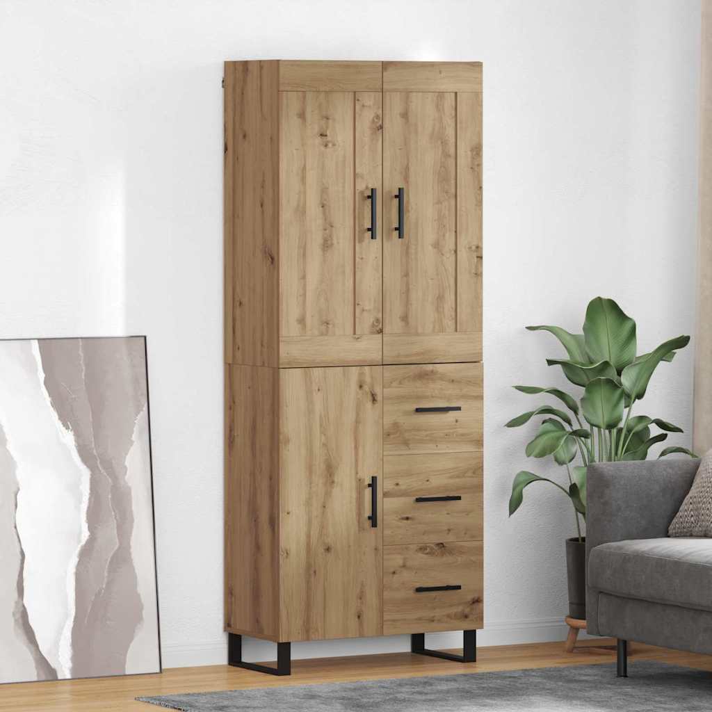 Highboard Artisan Oak 69,5 x 34 x 180 εκ. Επεξεργασμένο ξύλο - Pakobazaar