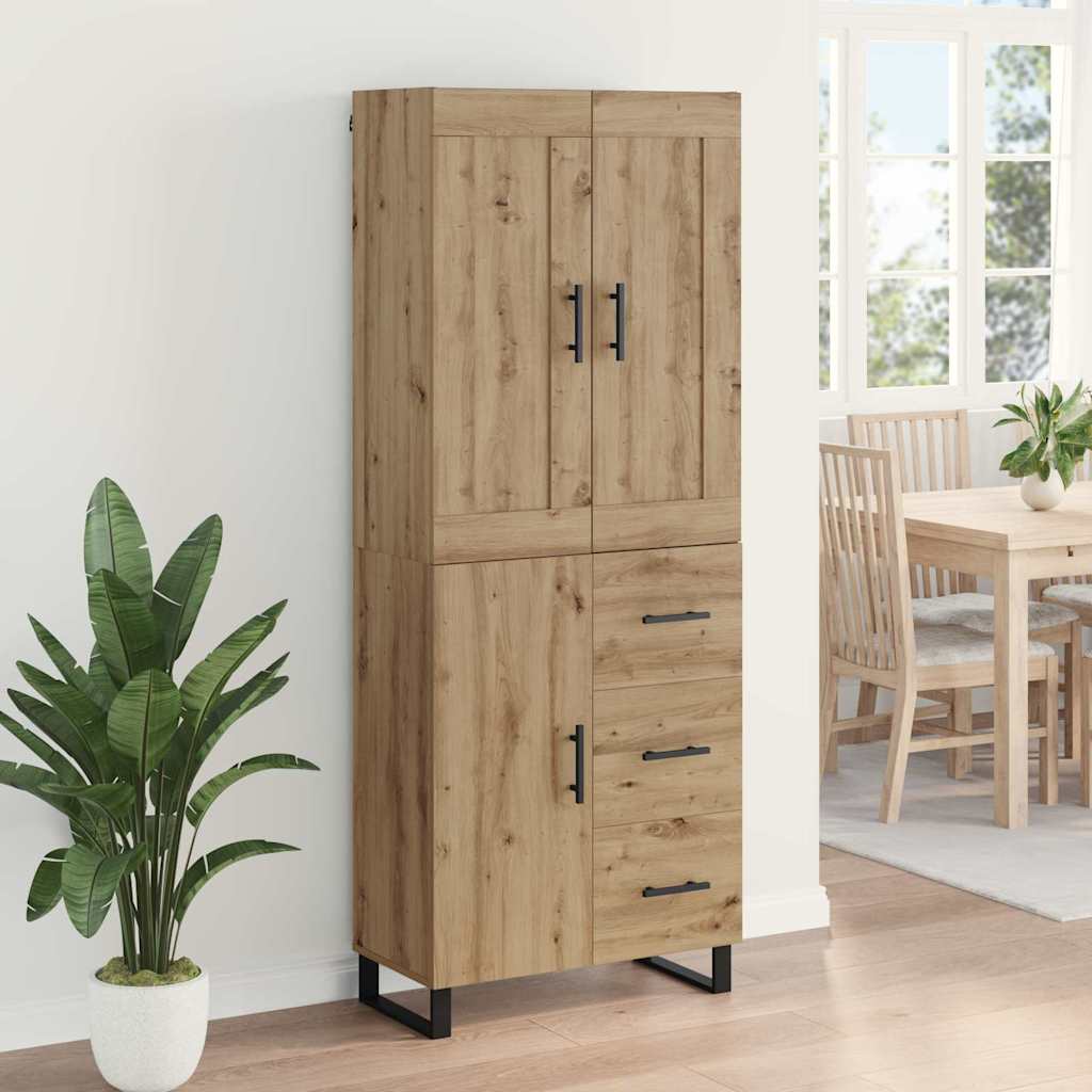 Highboard Artisan Oak 69,5 x 34 x 180 εκ. Επεξεργασμένο ξύλο - Pakobazaar