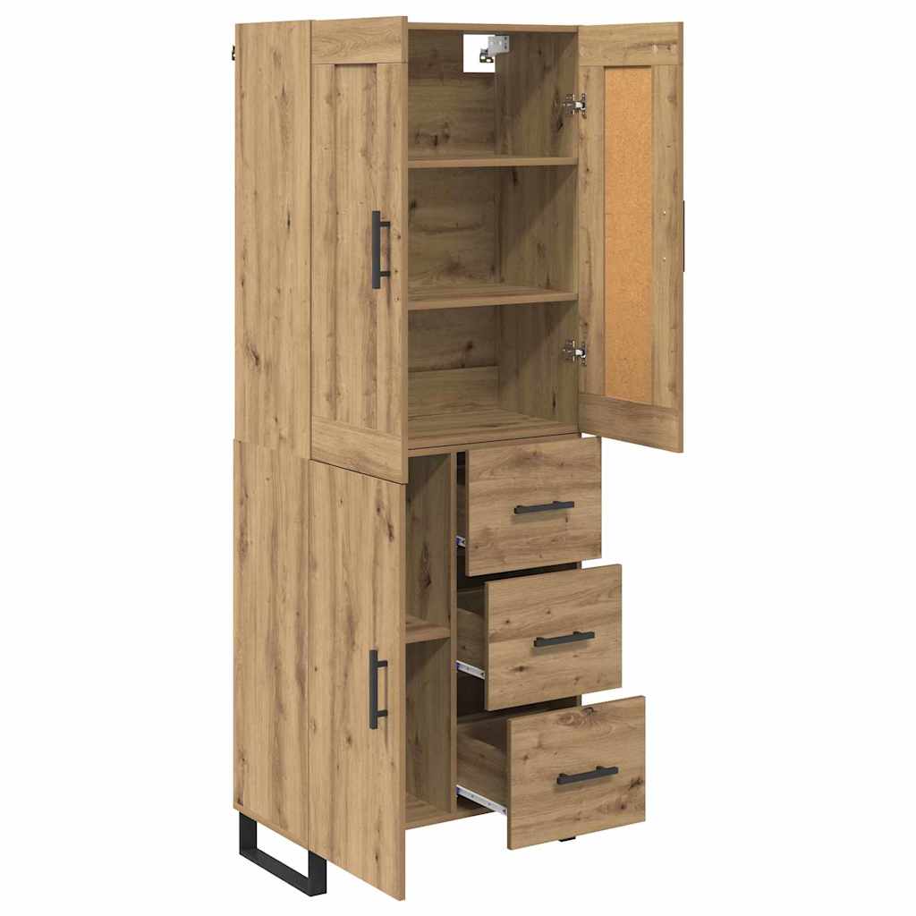 Highboard Artisan Oak 69,5 x 34 x 180 εκ. Επεξεργασμένο ξύλο - Pakobazaar
