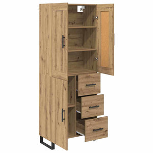 Highboard Artisan Oak 69,5 x 34 x 180 εκ. Επεξεργασμένο ξύλο - Pakobazaar