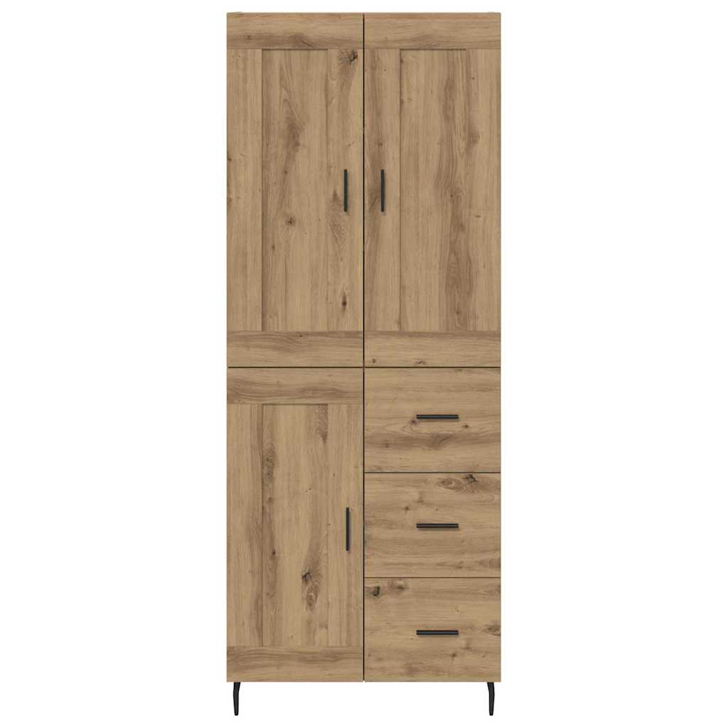 Highboard με συρτάρι 2 pcs Artisan Oak Επεξεργασμένο ξύλο - Pakobazaar
