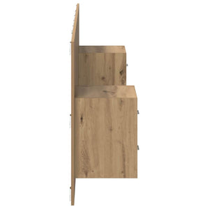 Κεφαλή κρεβατιού με κομοδίνο με συρτάρι 3 pcs Artisan Oak - Pakobazaar