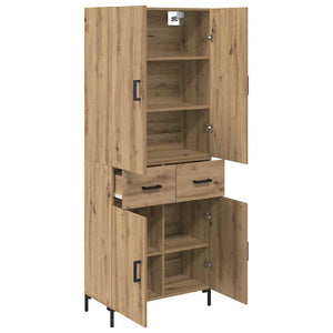 Highboard Artisan Oak 69,5 x 34 x 180 εκ. Επεξεργασμένο Ξύλο