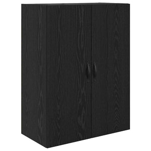 Highboard 2 τμχ. Μαύρη Οξυά 69,5 x 34 x 180 εκ.