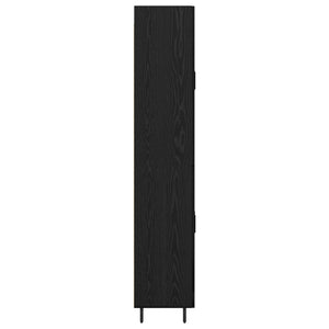 Highboard 2 τμχ. Μαύρη δρυς 69,5 x 34 x 180 εκ.