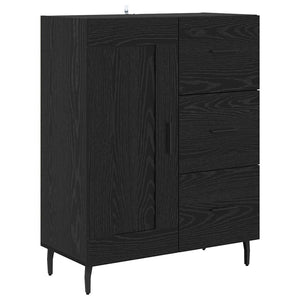 Highboard 2 τμχ. Μαύρη δρυς 69,5 x 34 x 180 εκ.