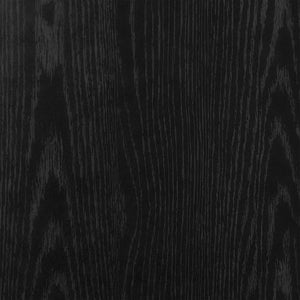 Highboard Μαύρη Οξυά 69,5 x 34 x 180 εκ. Σύνθετο Ξύλο και Γυαλί