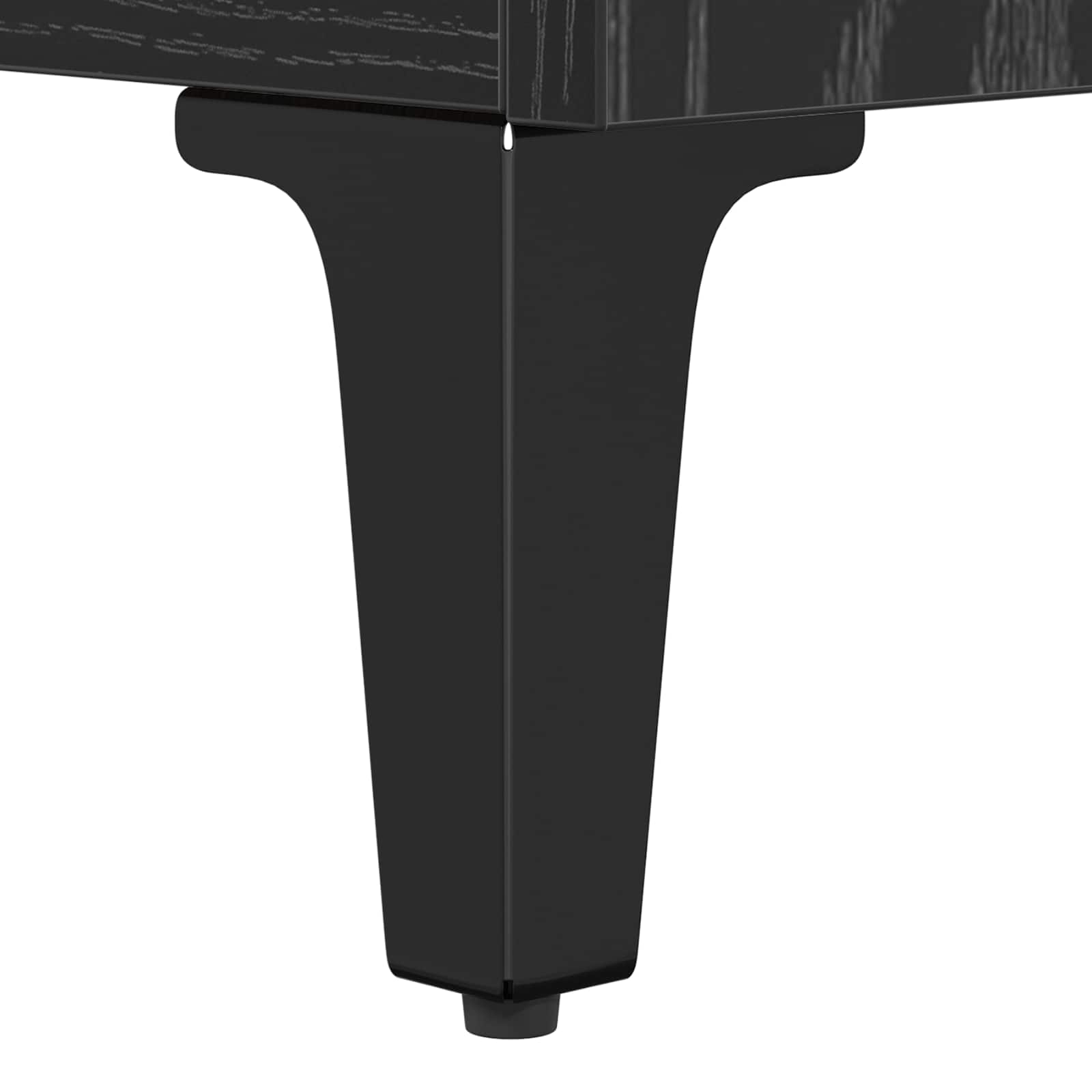 Highboard Μαύρη Οξυά 69,5 x 34 x 180 εκ. Επεξεργασμένο ξύλο - Pakobazaar