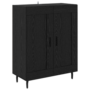 Highboard 2 τμχ. Μαύρη Οξυά 69,5 x 34 x 180 εκ.