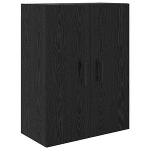Highboard 2 τμχ. Μαύρη Οξυά 69,5 x 34 x 180 εκ.