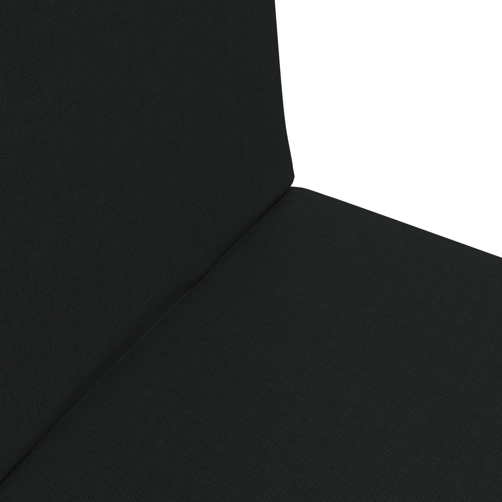Καρέκλα Δαπέδου Μαύρο 54 x 64 x 59 εκ. ύφασμα - Pakobazaar