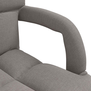 Ρυθμιζόμενη Πολυθρόνα Δαπέδου Taupe 58 x 62 x 58 εκ Ύφασμα - Pakobazaar