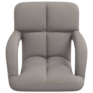 Ρυθμιζόμενη Πολυθρόνα Δαπέδου Taupe 58 x 62 x 58 εκ Ύφασμα - Pakobazaar