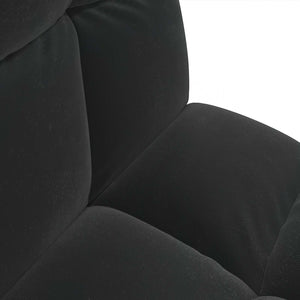 Καρέκλα Δαπέδου Μαύρο 50 x 61 x 57 εκ Βελούδο - Pakobazaar