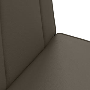 Καρέκλα Δαπέδου Γκρι 50 x 73 x 60 εκ Τεχνητό Δέρμα - Pakobazaar