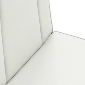 Καρέκλα Δαπέδου Λευκός 50 x 73 x 60 εκ Τεχνητό Δέρμα - Pakobazaar