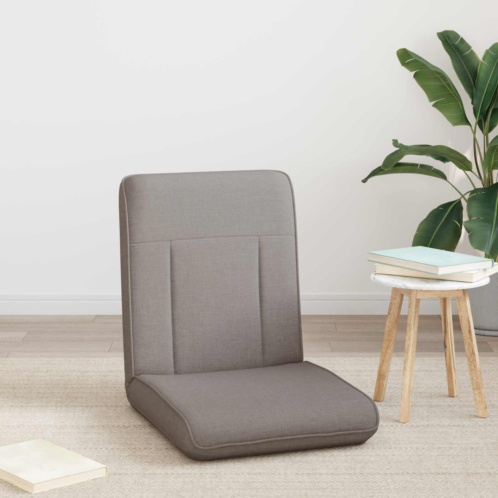Καρέκλα Δαπέδου Taupe 50 x 73 x 60 εκ ύφασμα - Pakobazaar