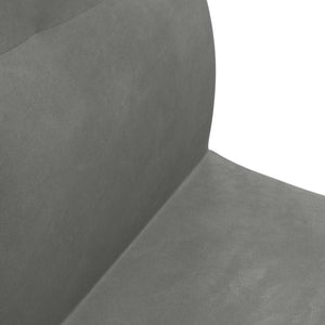 Καρέκλα Δαπέδου Σκούρο Γκρι 46 x 50 x 61 εκ. Βελούδο - Pakobazaar