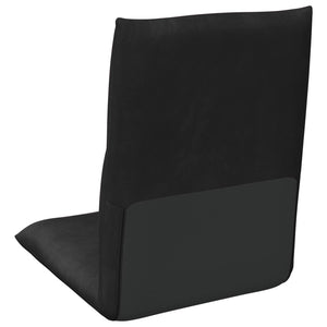 Καρέκλα Δαπέδου Μαύρο 46 x 50 x 61 εκ. Βελούδο - Pakobazaar