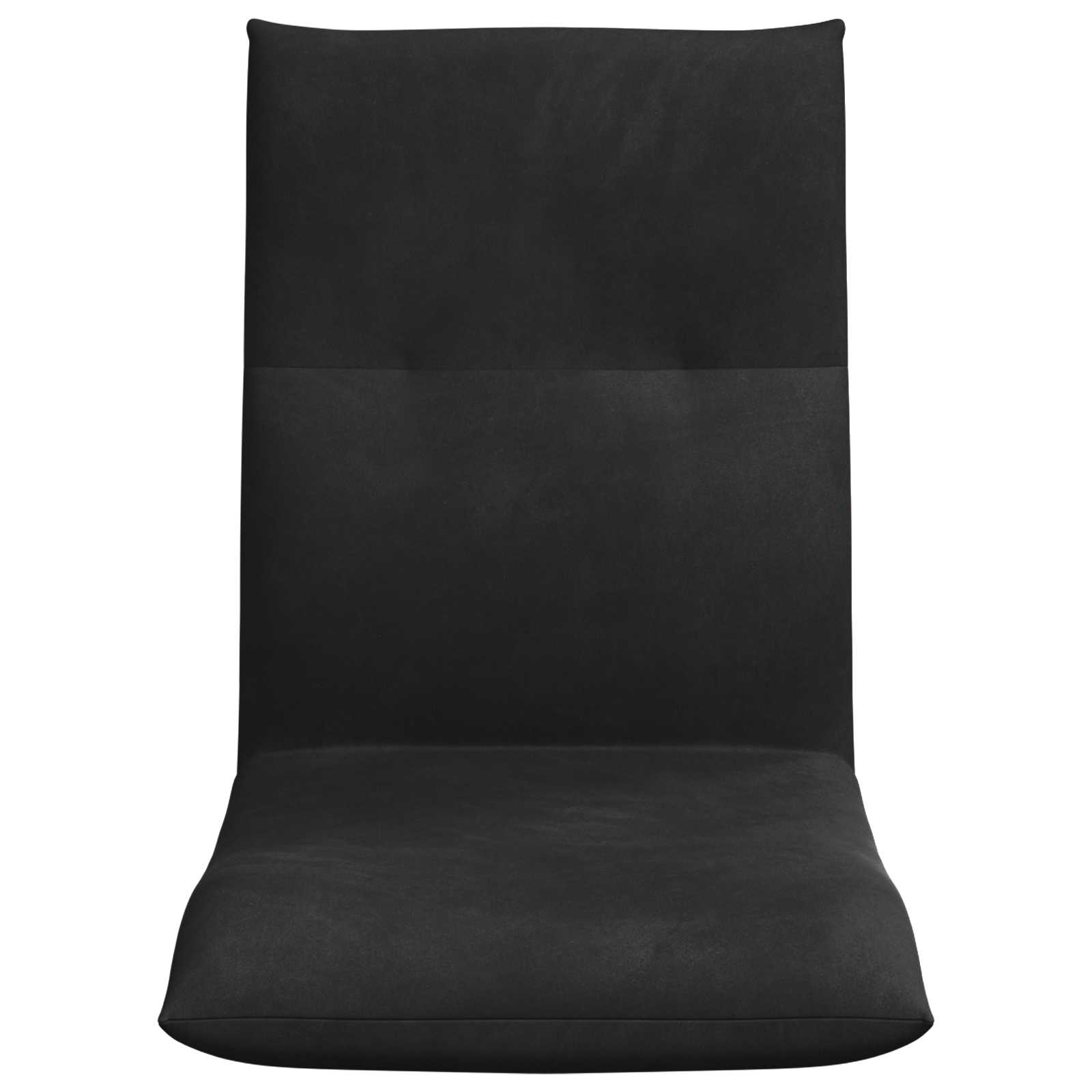 Καρέκλα Δαπέδου Μαύρο 46 x 50 x 61 εκ. Βελούδο - Pakobazaar