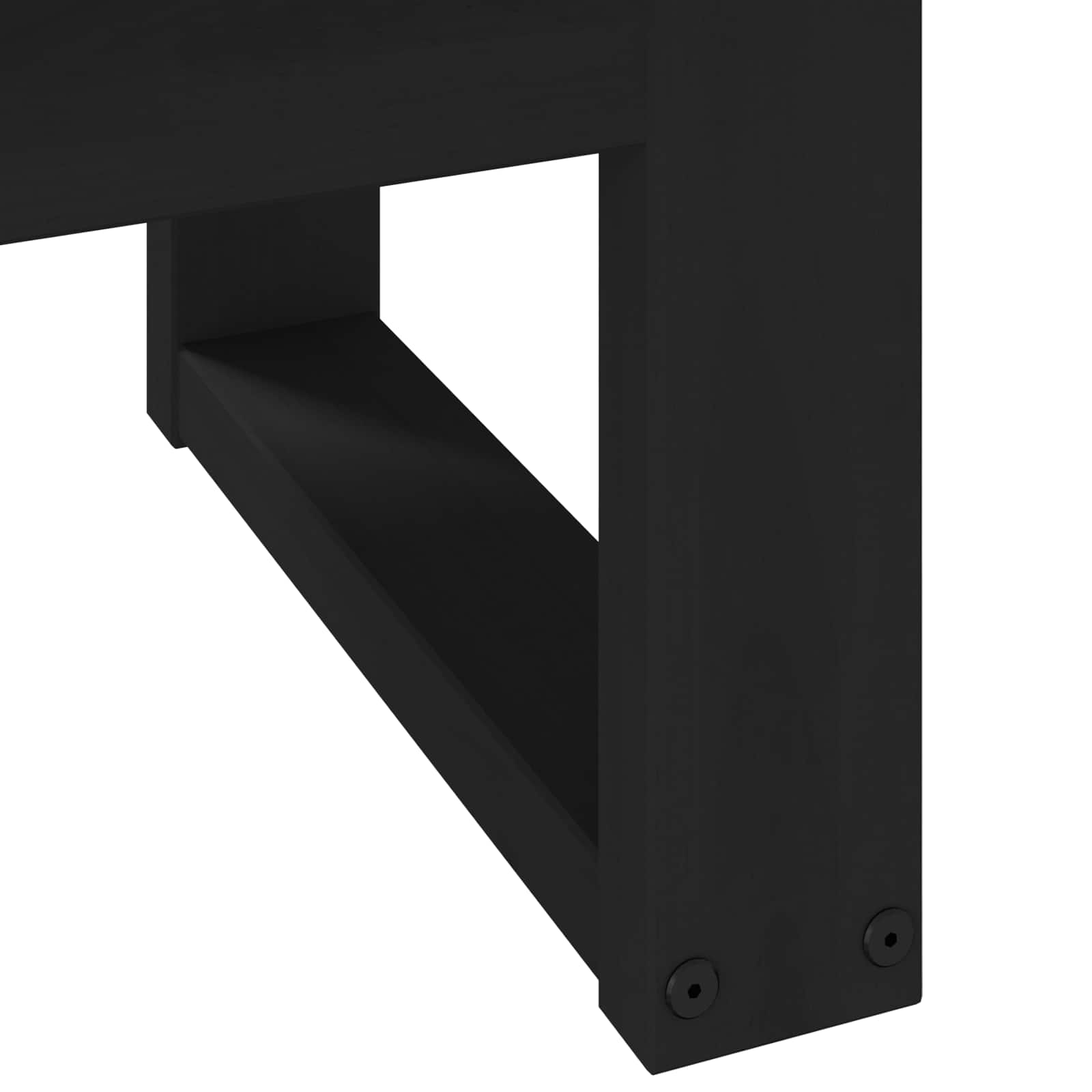 Τραπεζάκι σαλονιού NOAIN Μαύρο 119 x 60 x 40 εκ. - Pakobazaar
