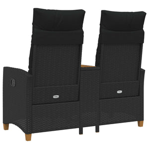 Ρυθμιζόμενος Πάγκος με Τραπέζι 2 -Seater 126 x 65 x 112 εκ.