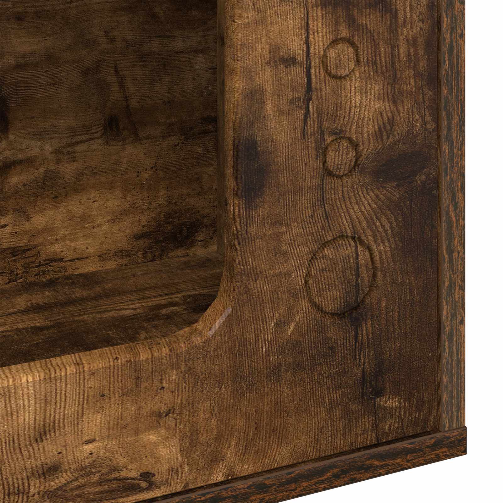 Σπίτι Γάτας Καπνιστό Δρύς 51 x 30 x 42,5 εκ Επεξεργασμένο ξύλο - Pakobazaar