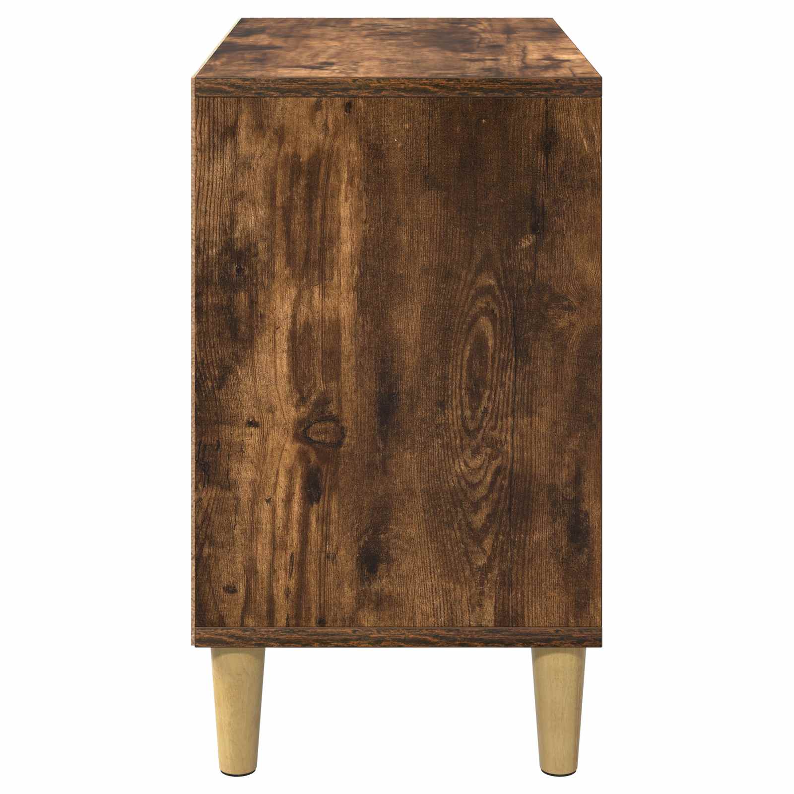 Σπίτι Γάτας Καπνιστό Δρύς 51 x 30 x 52 εκ. Επεξεργασμένο ξύλο