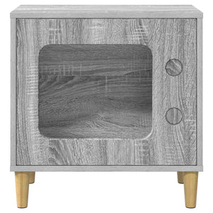 Σπίτι Γάτας Γκρι Sonoma 51 x 30 x 52 εκ. Επεξεργασμένο Ξύλο