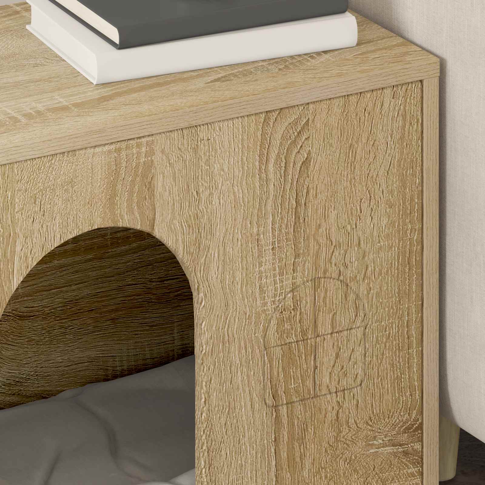 Σπίτι Γάτας Σονόμα 51 x 30 x 52 εκ. Επεξεργασμένο ξύλο - Pakobazaar