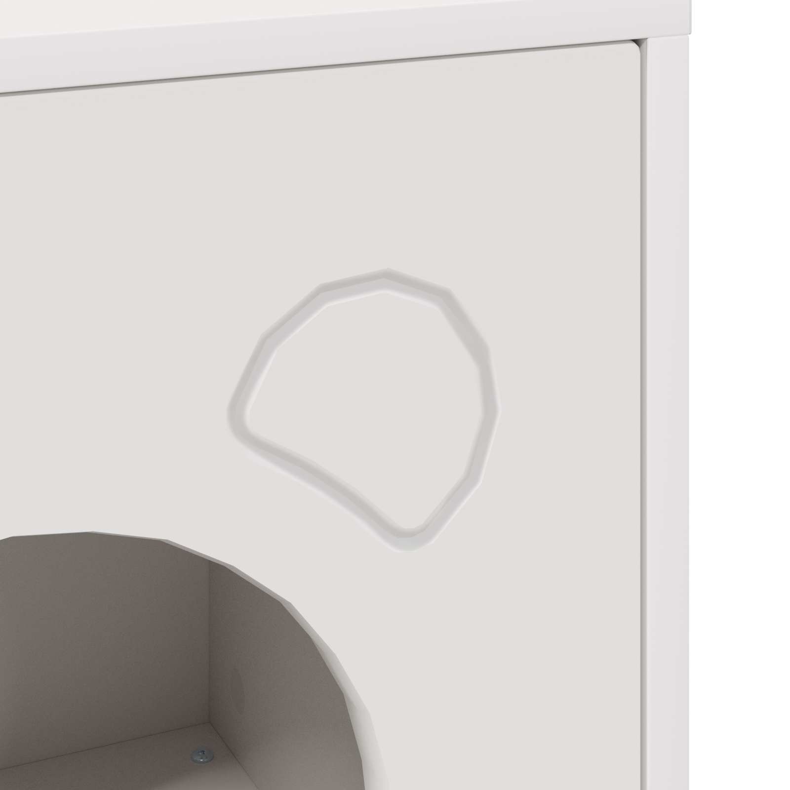 Σπίτι Γάτας Λευκό 42,5 x 40 x 53 εκ Επεξεργασμένο ξύλο - Pakobazaar