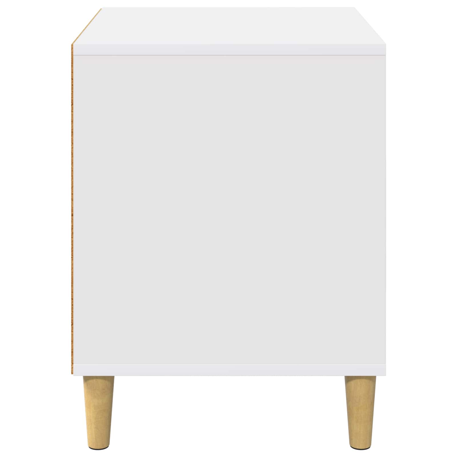 Σπίτι Γάτας Λευκό 42,5 x 40 x 53 εκ Επεξεργασμένο ξύλο - Pakobazaar