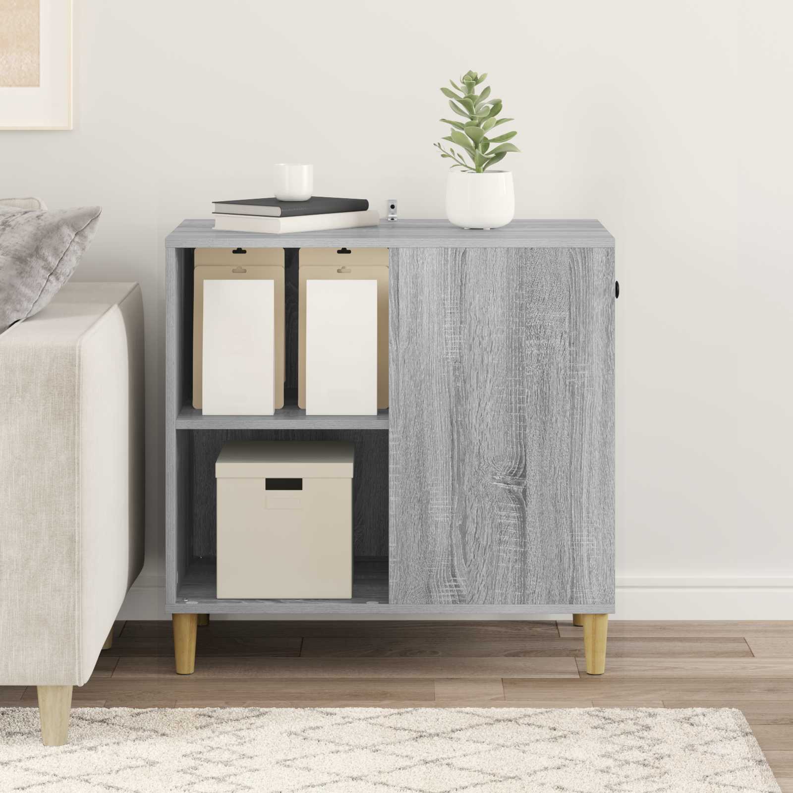 Σπίτι Γάτας Γκρίζο Σονομα 72 x 42.5 x 70 εκ. Επεξεργασμένο ξύλο