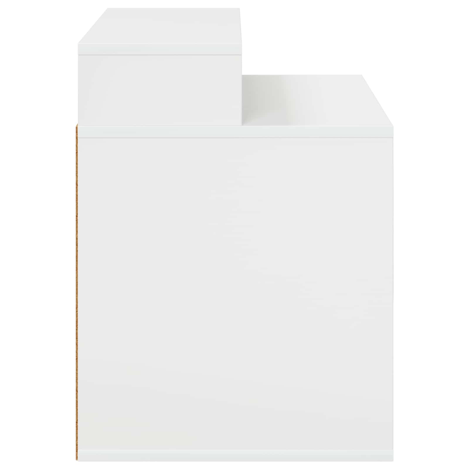 Σπίτι Γάτας Λαμπερό Λευκό 42,5 x 40 x 53,5 εκ