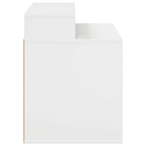 Σπίτι Γάτας Λαμπερό Λευκό 42,5 x 40 x 53,5 εκ