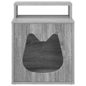 Σπίτι Γάτας Γκρι Sonoma 42,5 x 40 x 53,5 εκ Επεξεργασμένο Ξύλο