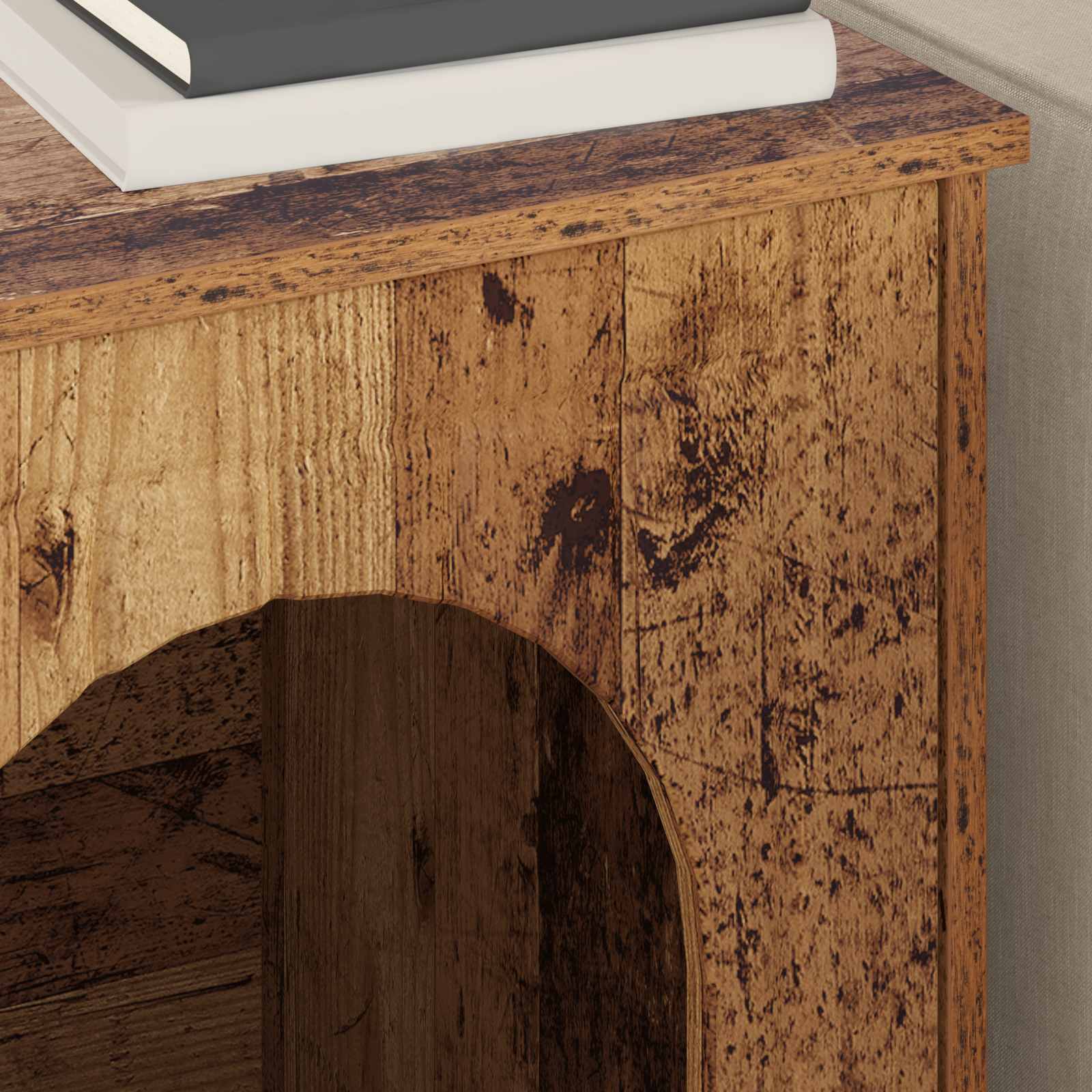 Σπίτι Γάτας Παλιό ξύλο 53 x 52 x 62 εκ Επεξεργασμένο ξύλο