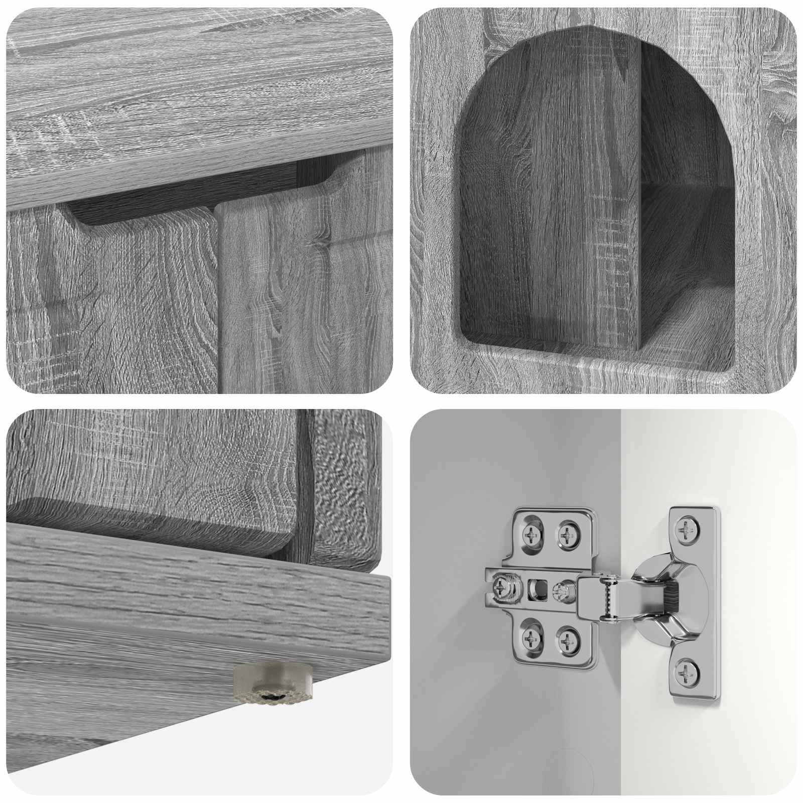 Σπίτι Γάτας Γκρίζο Σονομα 85 x 55 x 50,5 εκ Επεξεργασμένο ξύλο - Pakobazaar