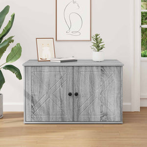 Σπίτι Γάτας Γκρι Sonoma 85 x 55 x 50,5 εκ Επεξεργασμένο Ξύλο