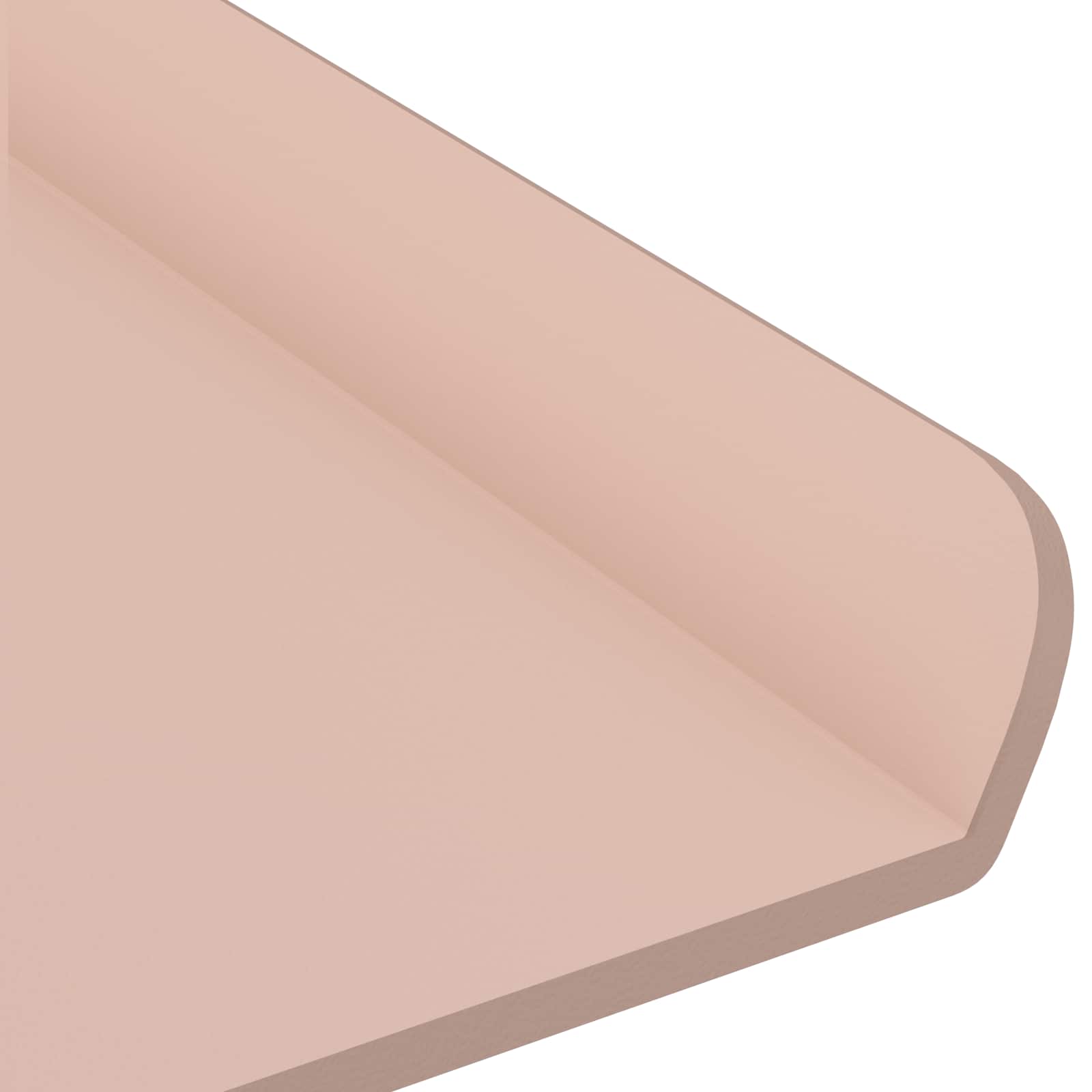 Πλωτό ράφι Επιτοίχιο 3 pcs Ροζ 40 x 9 x 2,5 εκ Ατσάλι