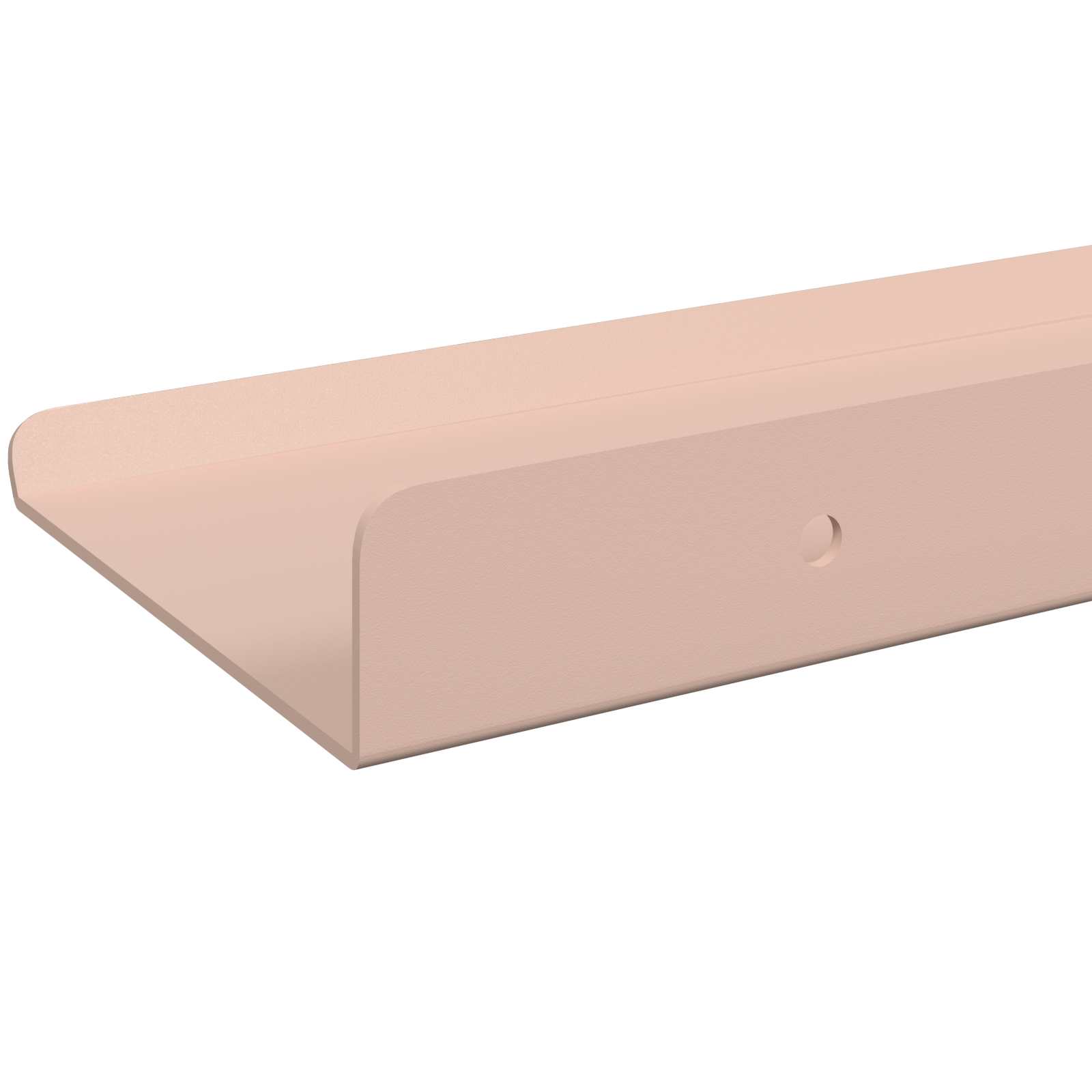 Πλωτό ράφι Επιτοίχιο 3 pcs Ροζ 40 x 9 x 2,5 εκ Ατσάλι