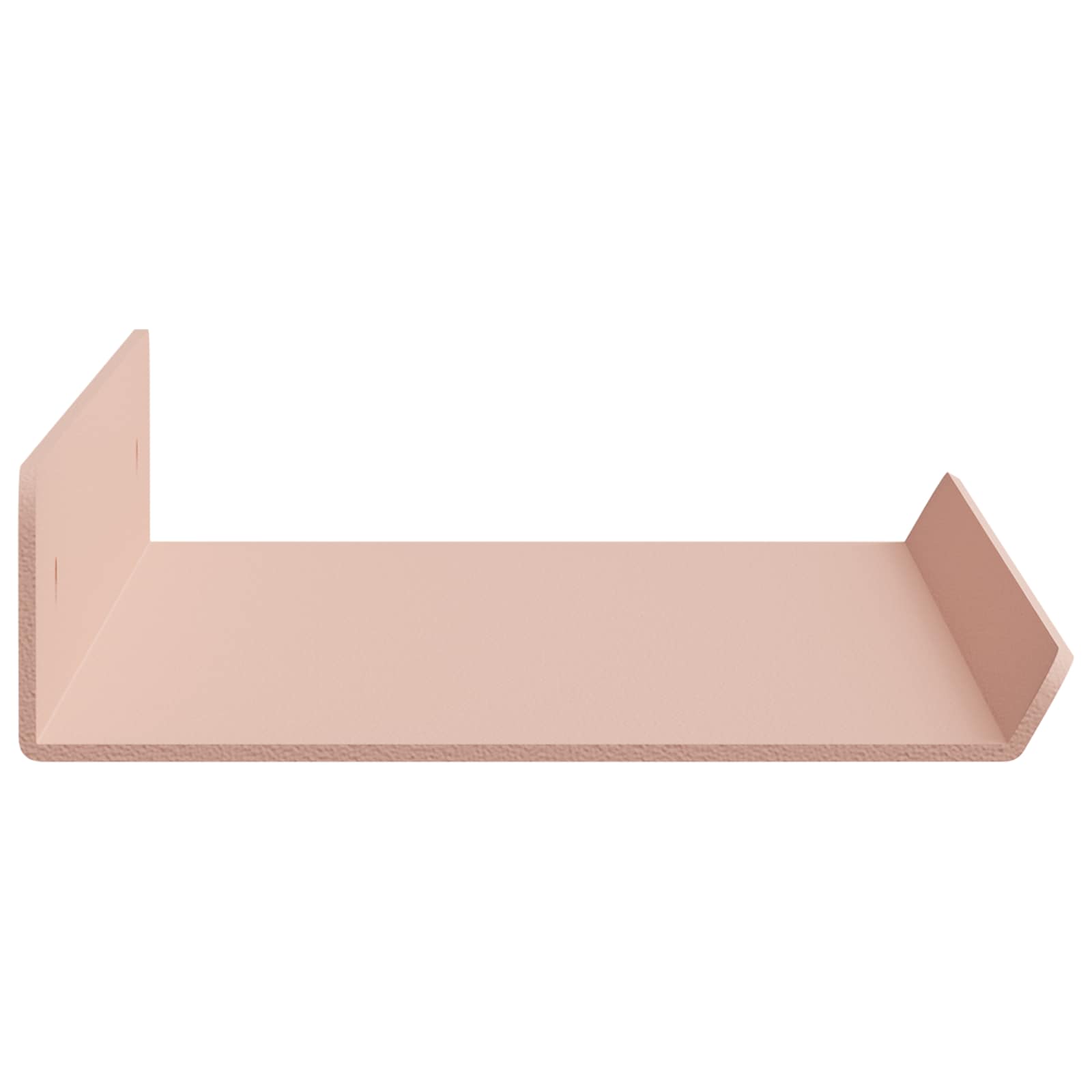 Πλωτό ράφι Επιτοίχιο 3 pcs Ροζ 40 x 9 x 2,5 εκ Ατσάλι