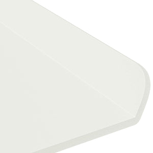 Πλωτό ράφι 3 τμχ. Λευκός 40 x 9 x 2,5 εκ Ατσάλι