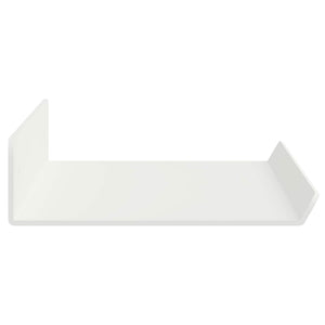 Πλωτό ράφι 2 τμχ. Λευκός 40 x 9 x 2,5 cm Ατσάλι - Pakobazaar