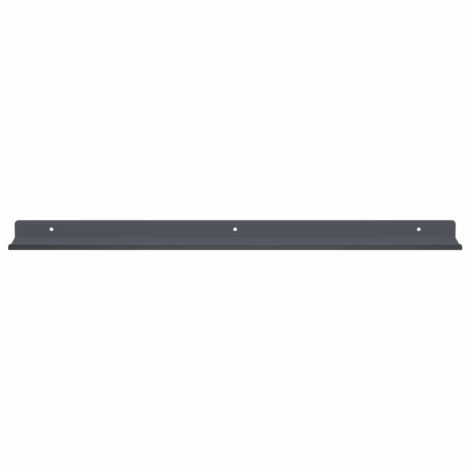 Πλωτό ράφι Επιτοίχιο 4 pcs Ανθρακί 60 x 8,5 x 2,5 εκ Ατσάλι