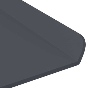 Πλωτό ράφι 4 τμχ. Ανθρακί 30 x 18 x 2,5 εκ Ατσάλι