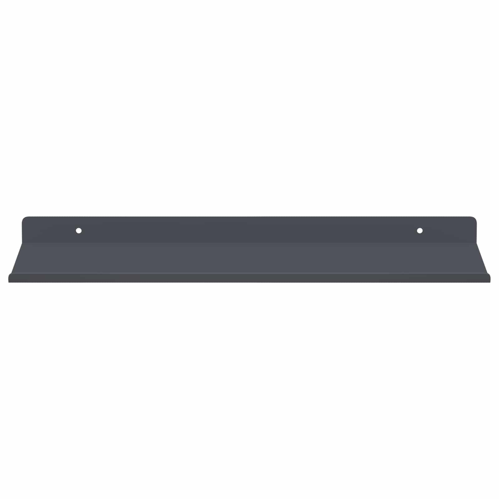 Πλωτό ράφι Επιτοίχιο 2 pcs Ανθρακί 40 x 18 x 2,5 εκ. Ατσάλι