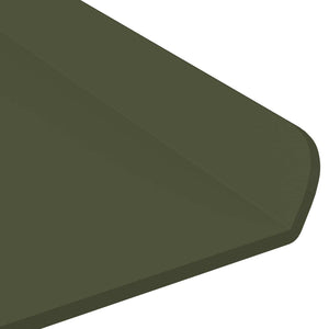 Πλωτό ράφι 4 τμχ. Ελιά Πράσινη 40 x 18 x 2,5 εκ. Ατσάλι