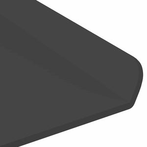 Πλωτό ράφι 2 τμχ. Μαύρο 60 x 18 x 2,5 εκ. Ατσάλι