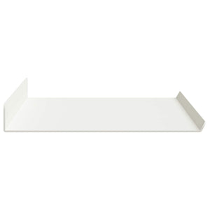 Πλωτό ράφι 4 τμχ. Λευκός 60 x 18 x 2,5 εκ. Ατσάλι - Pakobazaar